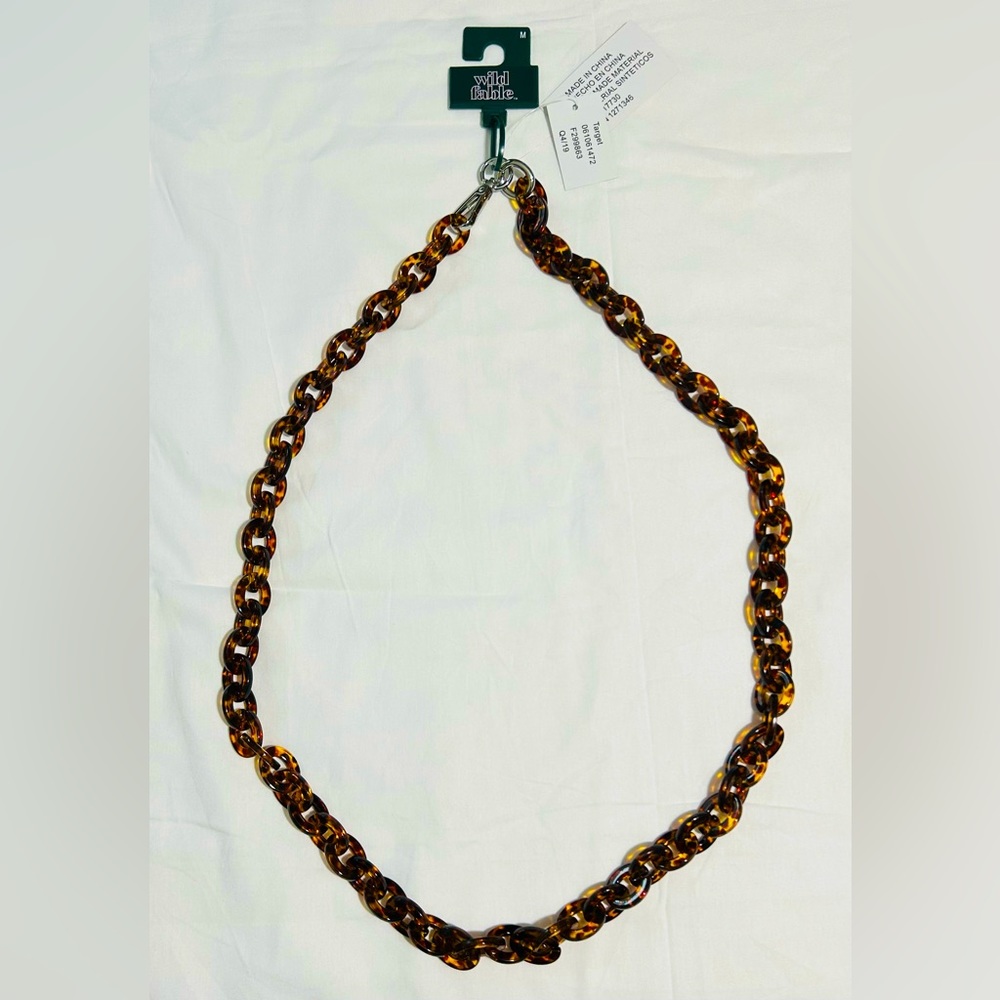 Wild Fable Tort Chain Belt